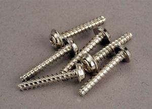 Traxxas Screws 3x18mm Self-tapping Washerhead (6) TRX3289