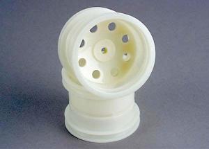 Traxxas Wheels White 2.2" Truck Front (2) TRX3675