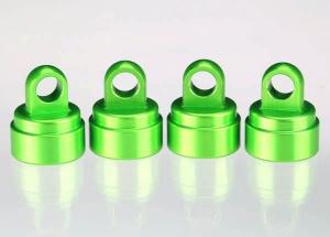 Traxxas Shock Caps Green Aluminium (4) Ultra-Shocks TRX3767G