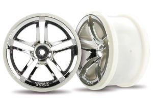 Traxxas Wheels Twin-Spoke Chrome 2.8" (2) TRX3774