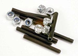 Traxxas Set Screws M3x25mm (8) Lock Nut 3mm (8) TRX3962