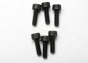 Traxxas Screws M2.5x8mm Cap-head Hex Socket (6) TRX3965
