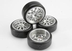 Traxxas Tires & Wheels Pro-Trax/BBS Chrome 1.9" (4) TRX4873
