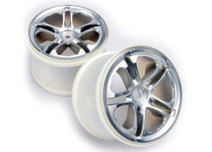 Traxxas Wheels Split-Spoke Satin (14mm) 3.8" (2) TRX5172