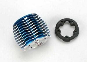 Traxxas Cooling Head Blue (with Protector) TRX 2.5 TRX5237