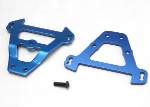 Traxxas Bulkhead Tie Bars Front & Rear Aluminium Blue TRX5323