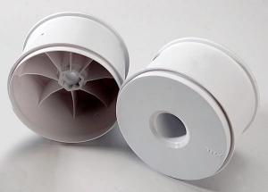 Traxxas Wheels Dished White (17mm) 3.8" (2) TRX5371