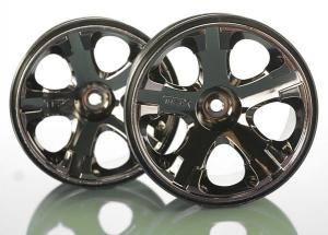 Traxxas Wheels All-Star Black Chrome 2.8" (2) TRX5576A