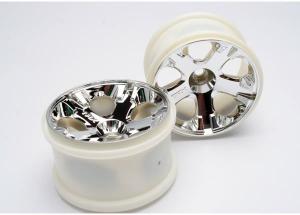 Traxxas Wheels All-Star Chrome 2.8" (Nitro Front) (2) TRX5577