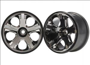Traxxas Wheels All-Star Black Chrome 2.8" (Nitro Front) (2) TRX5577A