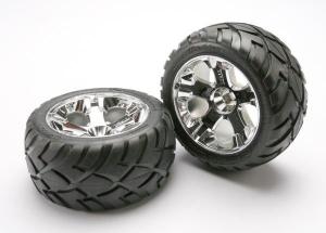 Traxxas Tires & Wheels Anaconda/All-Star 2.8" (Nitro Front) (2) TRX5577R