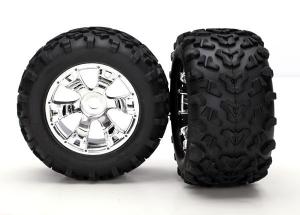 Traxxas Tires & Wheels Maxx/Geode (17mm) 3.8" (2) TRX5674