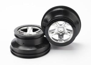 Traxxas Wheels SCT Matt Krom-Svart 2.2/3.0" 4WD/2WD Rear (2) TRX5872X