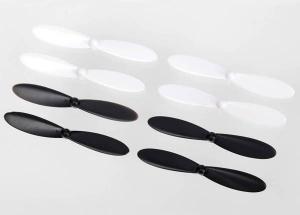 Traxxas Rotor Blade Set, white (4), black (4) TRX6225