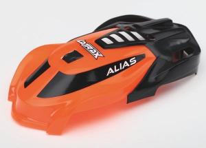 Traxxas CANOPY, ALIAS, ORANGE/SCREWS TRX6613