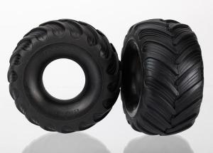 Traxxas Tires, Monster Jam replica, dual profile (1.5" outer and 2.2 TRX7267
