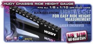 Hudy Chassis Ride Height Gauge Stepped 17-30mm 107720