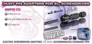 Hudy Pin Adapter 3.5mm El. Scrwdrvr 111035