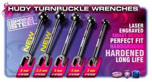 Hudy SPRING STEEL TURNBUCKLE WRENCH 6MM 181060