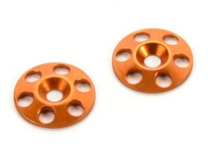 Hudy ALU REAR WING SHIM - ORANGE (2) 293561-O