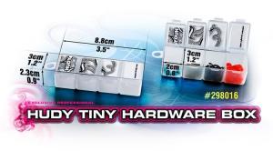 Tiny Hardware Box 4-Compartments HUDY