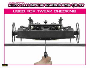 Hudy Set-Up Wheels 1/8 GT (4) 109672
