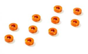 Alu Shims 3x7x2mm Orange (10)