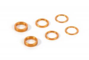 Shim set 0.5/1.0/2.0mm Orange