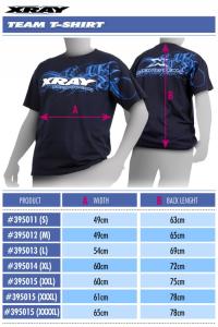 Xray  XRAY Team T-shirt (XXL) 395015