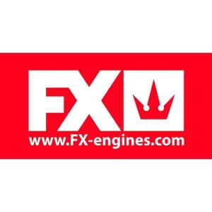 FX Outdoor Fabric Banner 200x100cm red