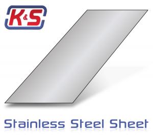 .018 Stainless Steel Sheet Metal 4" x 10" (6pcs)
