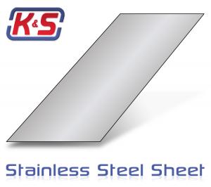 .018 Stainless Steel Sheet Metal 4" x 10" (6pcs)
