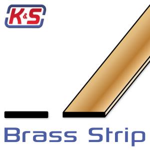 Brass Flat Bar 0.4x0.8x305mm (2pcs)
