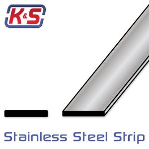 Stainless Strip 0.7 x 12.5 x 305 mm (8pcs)