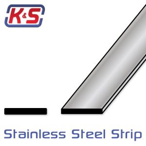 Stainless Strip 0.7 x 12.5 x 305 mm (8pcs)
