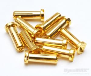 Connector Bullet 5mm Male Car 10pcs