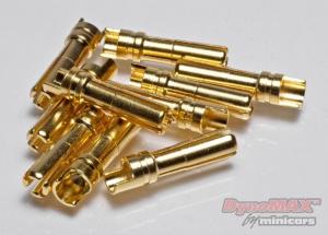 Connector Bullet 4mm Male 10pcs