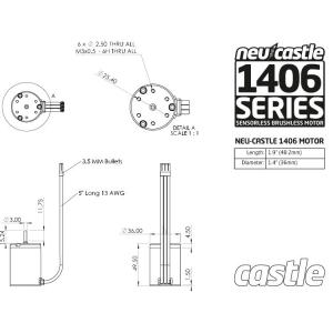 MAMBA MAX PRO 1:10 25V Car ESC w/1406-6900 motor *