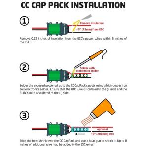 CASTLE CREATIONS CAPACITOR PACK, 12S MAX (50.0V), 1100UF