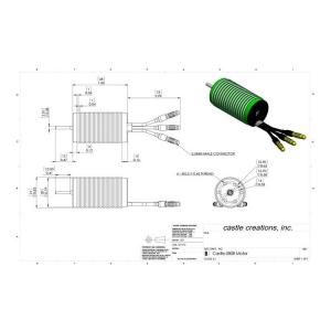 0808 Motor, Inrunner, 4100KV Scale 1/8