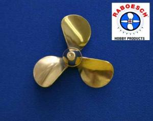 Brass Prop 3-Blade Right 1.5" dia