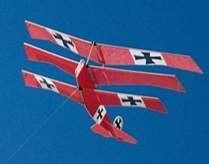 Fokker Triplane Kite 1219mm Wood Kit