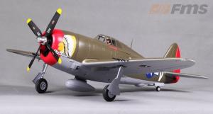 P-47G Razorback 980 PNP EPO FMS Green High-Speed