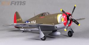P-47G Razorback 980 PNP EPO FMS Green High-Speed