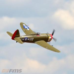 P-47G Razorback 980 PNP EPO FMS Green High-Speed