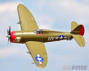 P-47G Razorback 980 PNP EPO FMS Green High-Speed