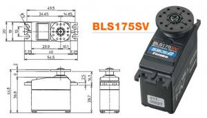 Servo BLS175SV Airplane F3A 21kg 0.12s HV