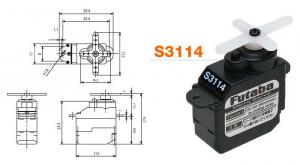 Servo S3114 Sub-Micro  1.7kg 0.09s