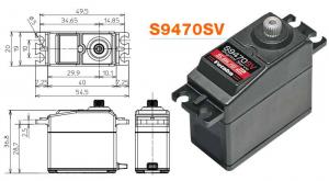 S9470SV Car/Boat Servo 13.8kg 0.09s HV