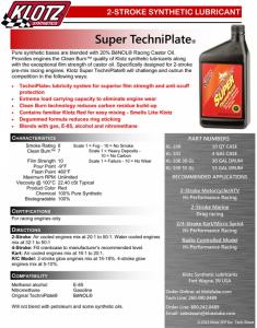 Super Techniplate Oil 0.95L (1quart)